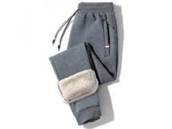 Pantalones De Invierno Cálidos Para Hombre Con Forro Polar De Lana De Oveja, Pantalones Térmicos Informales Gruesos, Marca Ptf Fashion.