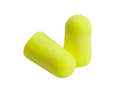 Orejeras Desechables De Espuma Amarilla, Con Cancelación De Ruido, Relación Señal/ruido De 36 Db, 60 Pares.