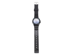 Reloj unisex informal para niños, resistente al agua, negro y azul.