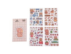 Hojas De Pegatinas Decorativas Diy Con Dibujos Animados Para Portátil, Cuaderno Y Marco De Fotos.
