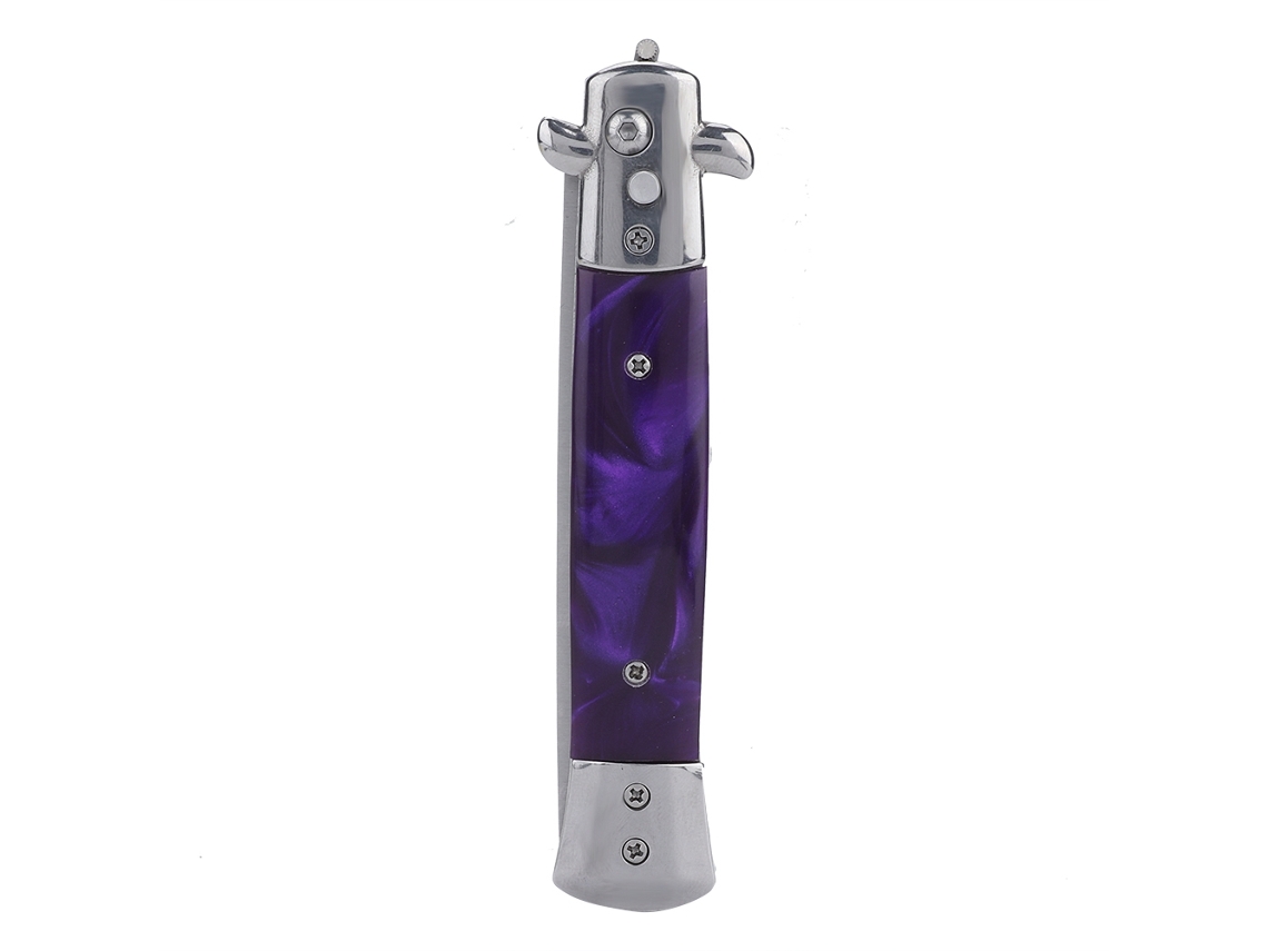 Peine Plegable Para Cabello Con Aceite Y Resortes, Dientes Redondos Suaves, Estilo De Cabello, Morado