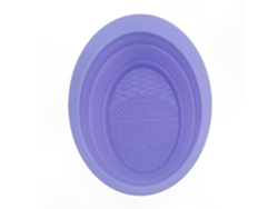 Tapete limpiador de brochas de maquillaje Rosewell con textura única para una fácil limpieza y portabilidad