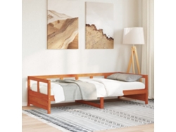 Sofá Cama Individual Sin Cera Lovely Home Marrón (80x200)