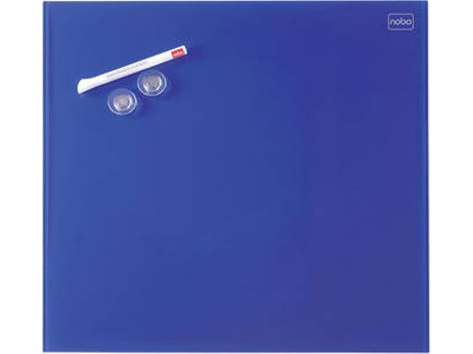 Pizarra Blanca NOBO Diamond Azul (300x300mm - Cristal - Magnético: Sí)