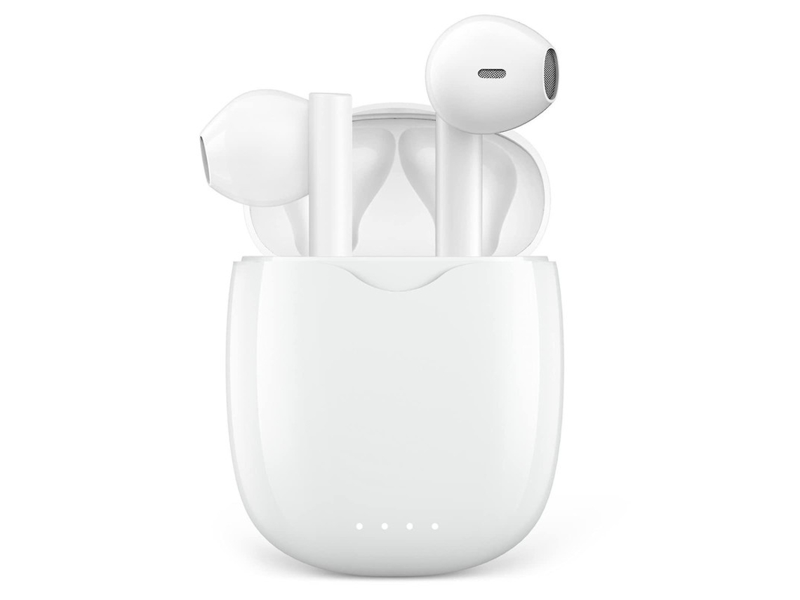 Auriculares Sem Fio Touch Dágua Horas Reprodução Office Yizhood Bluetooth Blanco