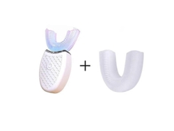 Cepillo de dientes ultrasónico automático GOKOCO en forma de U, eléctrico inteligente con rotación de 360 ​​grados para blanquear los dientes.