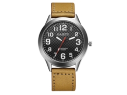 Relógio De Pulso Masculino Fashionável Naviforce À Quarta Resistente À Água Com Pulseira De Pu Preto Laranja