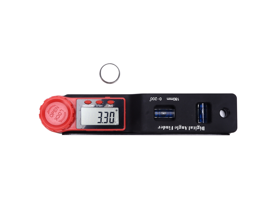 Nivel De Ángulo Digital Con Pantalla 0-200° Nivel Electrónico Protractor Goniómetro Preciso