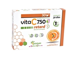 Vita C Retard Sin Gluten Vegan 750Mg 30Caps PINISAN