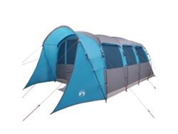 Tienda Familiar Con Techo Azul Y Gris 576 X 325 X 213 Cm