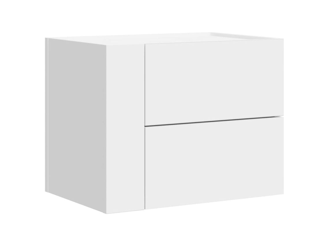 Maison Exclusive - Mesita De Noche De Pared Blanco 45x30x35 Cm