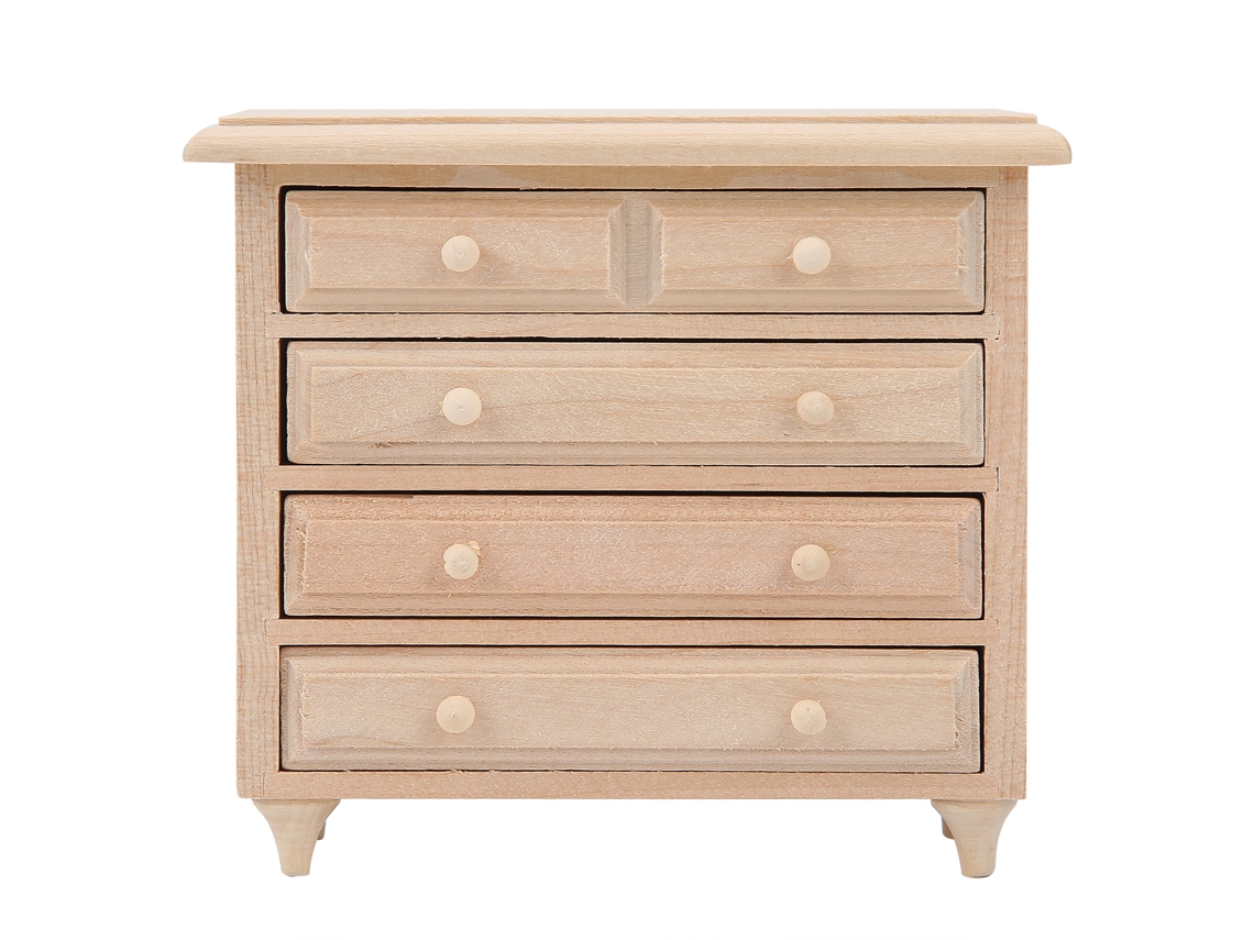 Ats-mueble Miniatsura Armario Para Casa De Muñecas Dormitorio Madera Creatsivo Manual Regalo Suministros