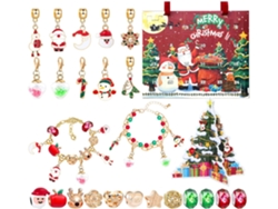 Calendario De Adviento- Pulseras De Navidad 2025- Kit De Cuenta Regresiva De 24 Días 2025