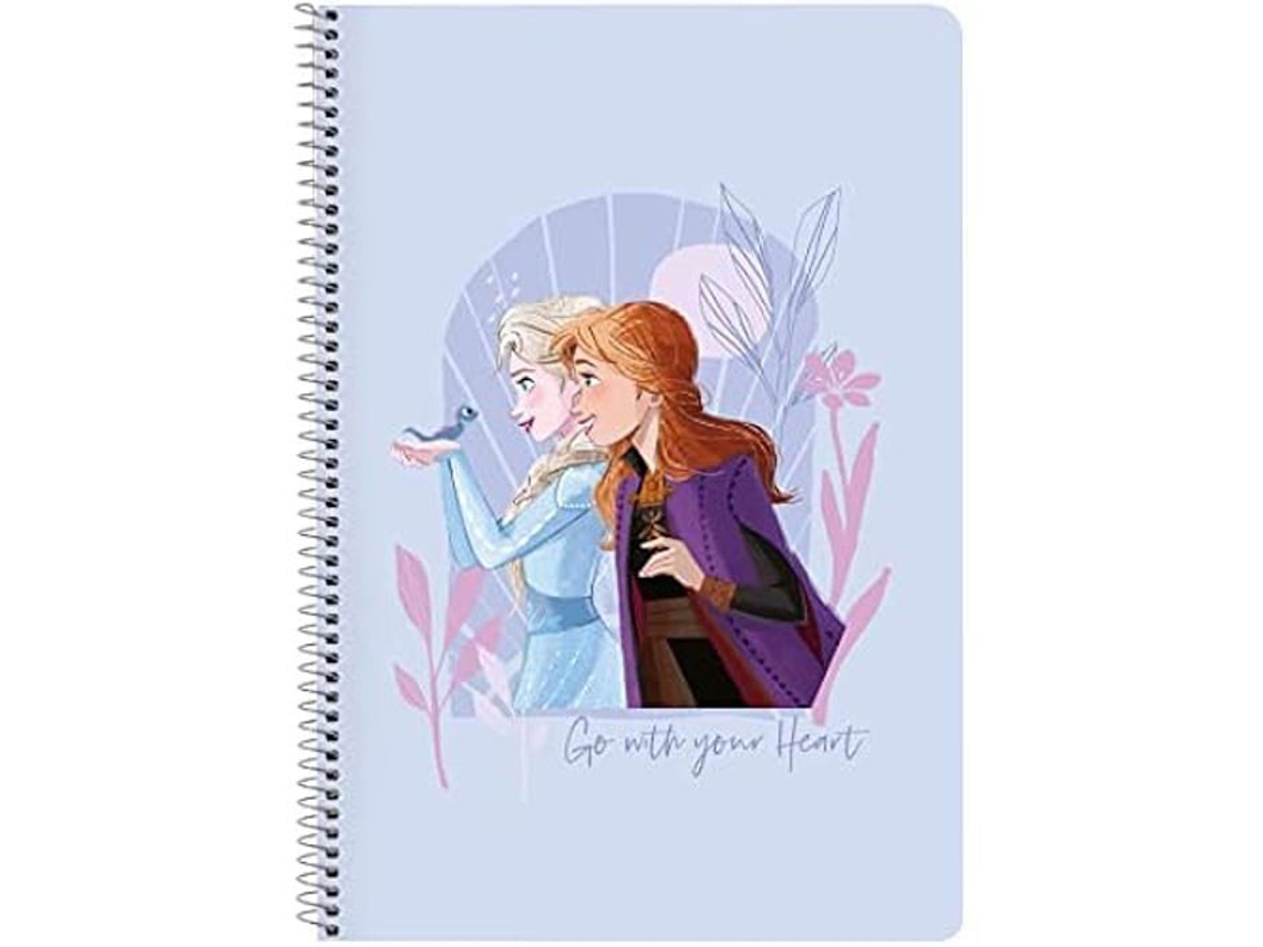 Libreta Frozen Believe Lila A4 80 Hojas