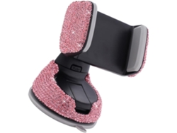 Soporte Para Teléfono De Coche Bling-bling Para Mujeres, Ajustable Y Estable.