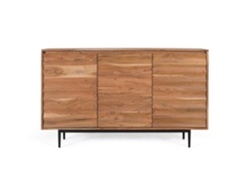 Aparador Fabricado En Madera Maciza De Acacia Con Baldas Interiores