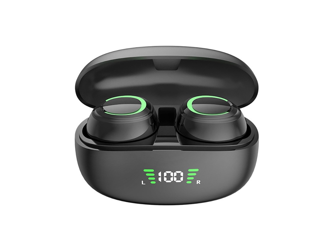 YEMAESRE Auriculares Estéreo Bluetooth HiFi Negros