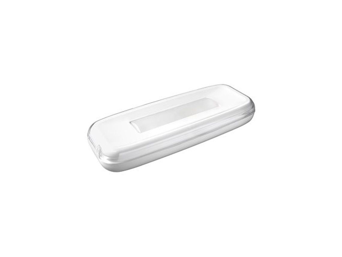 Luz Led De Emergencia Stylo De Superficie (1w 5700k 115lm) Ip44/ik04 25,2x10x4cm Color Blanco