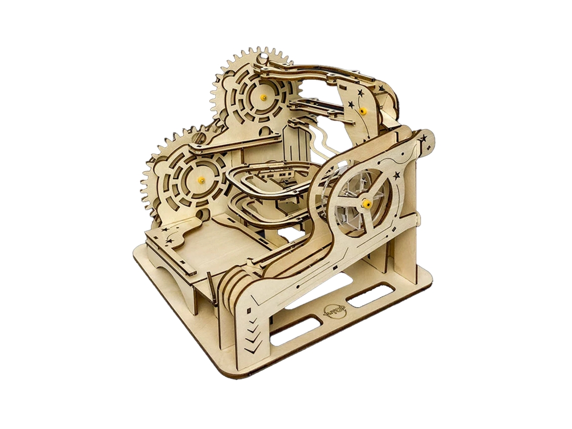 Maqueta De Madera 3d, Con Movimiento Mecánico Diseño De Bolas Orbitales Dinámicas. 96 Piezas.