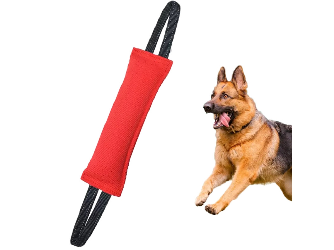 Juguete De Entrenamiento Para Perros, Resistente, Para Cachorros Que Juegan A Tirar De La Cuerda, Alivia El Dolor De La Dentición - Digitallab Rojo