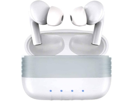 Auriculares Bluetooth True Wireless CHRONUS LYEJL188 (In Ear - Micrófono - Noise Cancelling - Blanco)