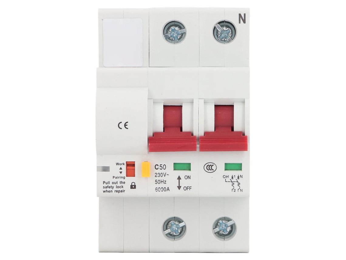 Disyuntor Inteligente 2p Miniatura Con Protección Contra Sobrecarga Y Control Remoto Interruptor De Aire Ac