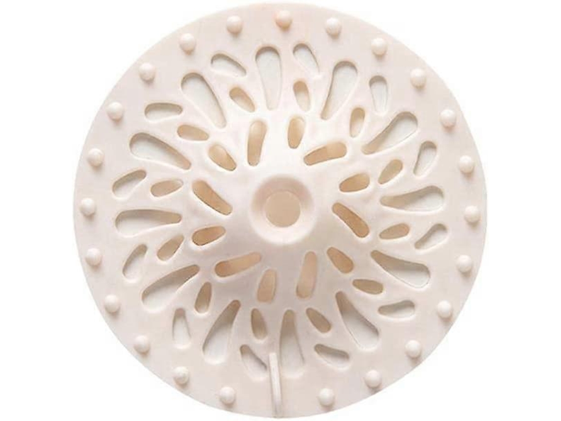 Tapon Antipelo Duradero Para Drenaje De Baño Y Bañera, Fácil Instalación Y Limpieza, Protector De Drenaje Hogar, 2 Piezas Blancas