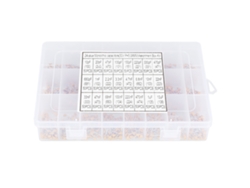 Kit De Condensadores Cerámicos Monolíticos, 1200 Unidades, 24 Valores, 50 V, 10 Pf-10 Μf.
