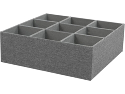 Organizador de cajones con divisores para calcetines, organizador de calcetines para cajón, caja organizada Gokoco