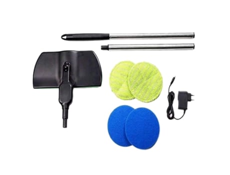 Fregadora giratoria eléctrica, fregona de limpieza doméstica inalámbrica, recargable, limpiador de suelo de mano para baño, enchufe del Reino Unido...