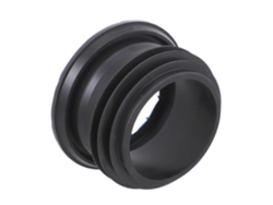 Anillo De Cera Negro Para Inodoro, Junta De Goma, A Prueba De Olores Y Accesorio Antirretorno.