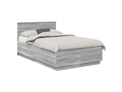 Maison Exclusive - Estructura De Cama Con Cabecera Gris Sonoma 120 X 200 Cm