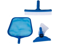 Kit Limpieza Básico INTEX Recogedor de Hojas, Cepillo y Cabeza