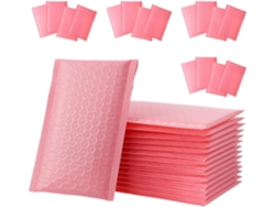 Paquete De 60 Bolsas De Plástico De Burbujas De Pe Rosas Para Envío De Paquetes.