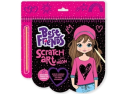 Kit Creativo Art Best Friends Scratch Neon LUDUM