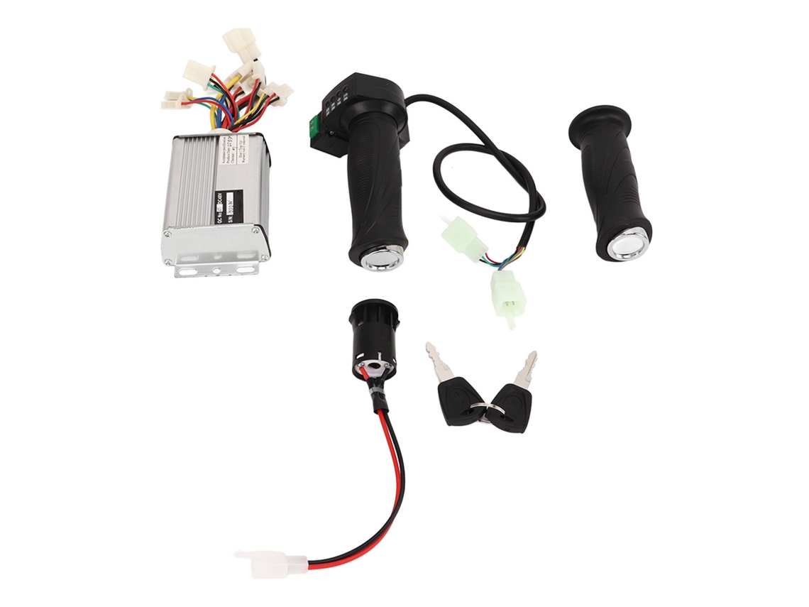 2026-controlador De Escobillas 48v 1000w Con Mando De Aceleración De 4 Velocidades Y Cerradura Eléctrica Para Patinete Y Bicicleta Eléctrica