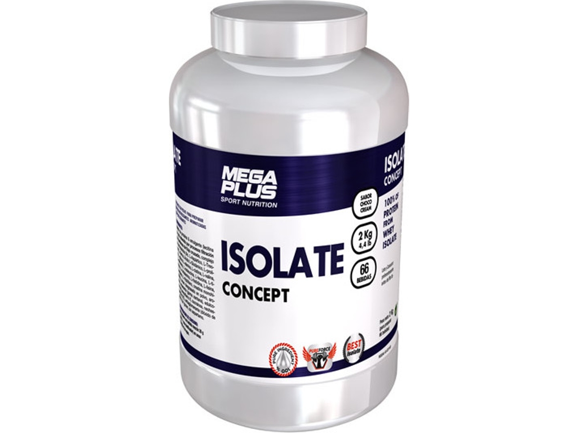 Proteína MEGA PLUS Isolate Concept (2 Kg - Cacao)