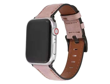 Correa Classic Vintage em Pele Ecológico para Apple Watch Se 2022 40Mm Rosa