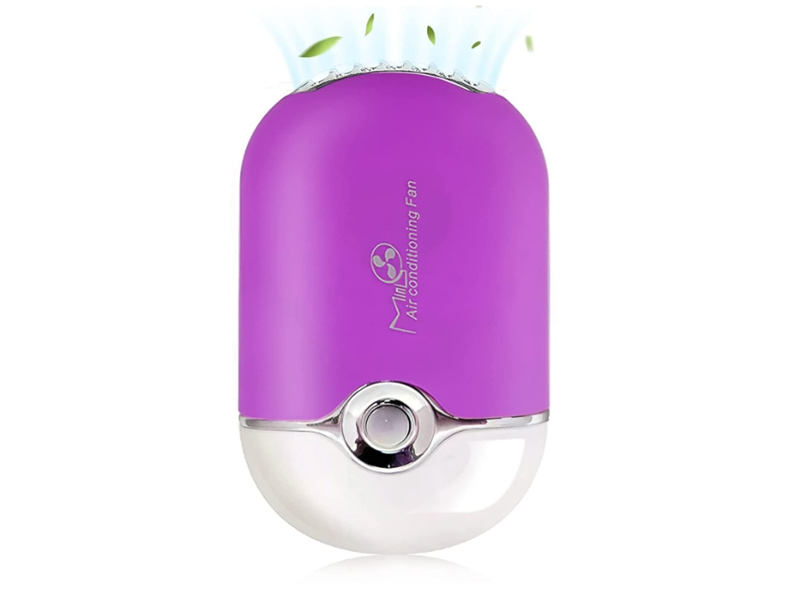 Mini Ventilador Portátil ENZON USB Roxo