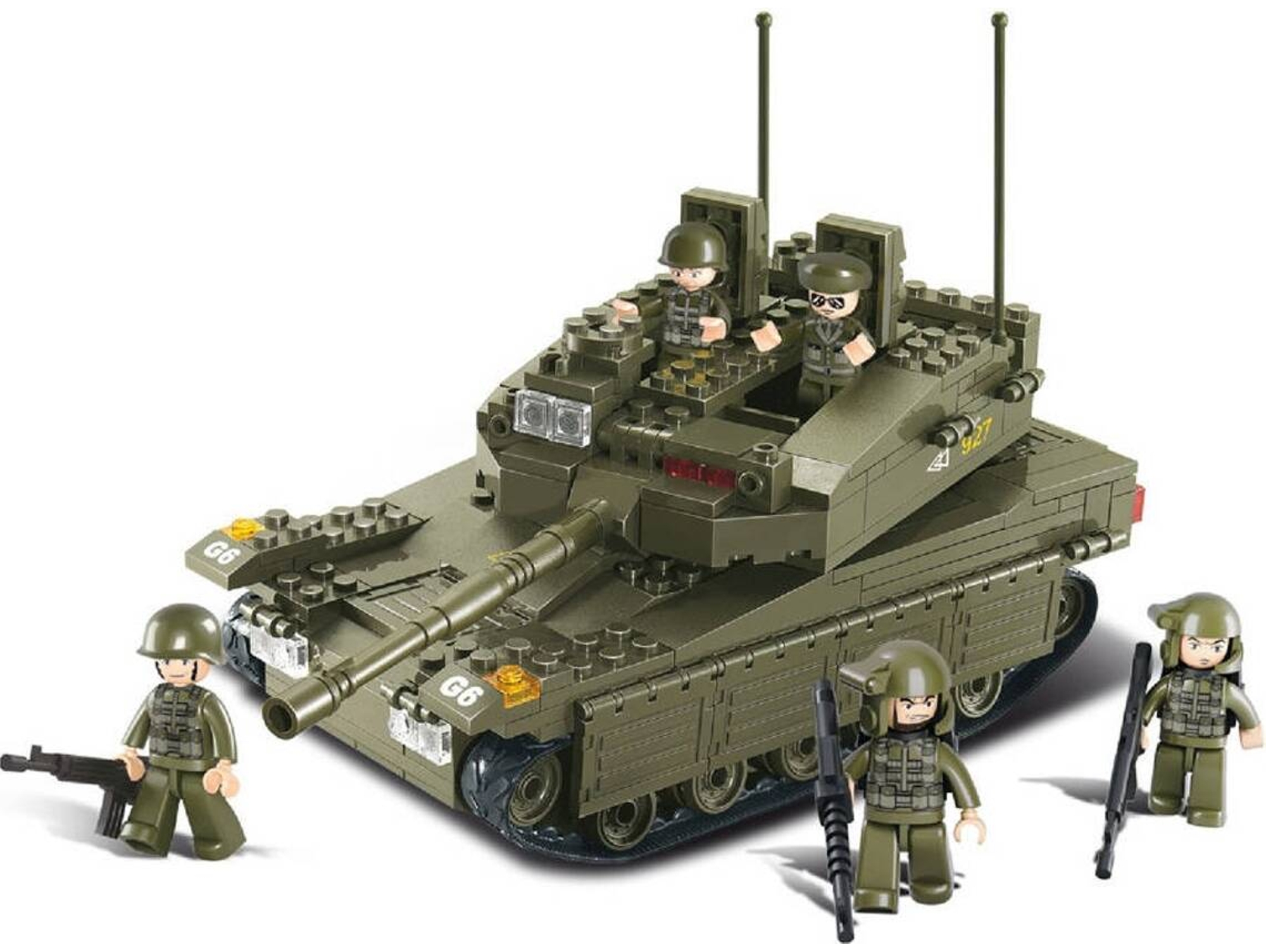 Construcción SLUBAN Tanque 1 (Edad Mínima: 6 - 344 Piezas)