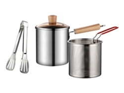 Olla honda para cocina, olla con clip para cesta slowmoose