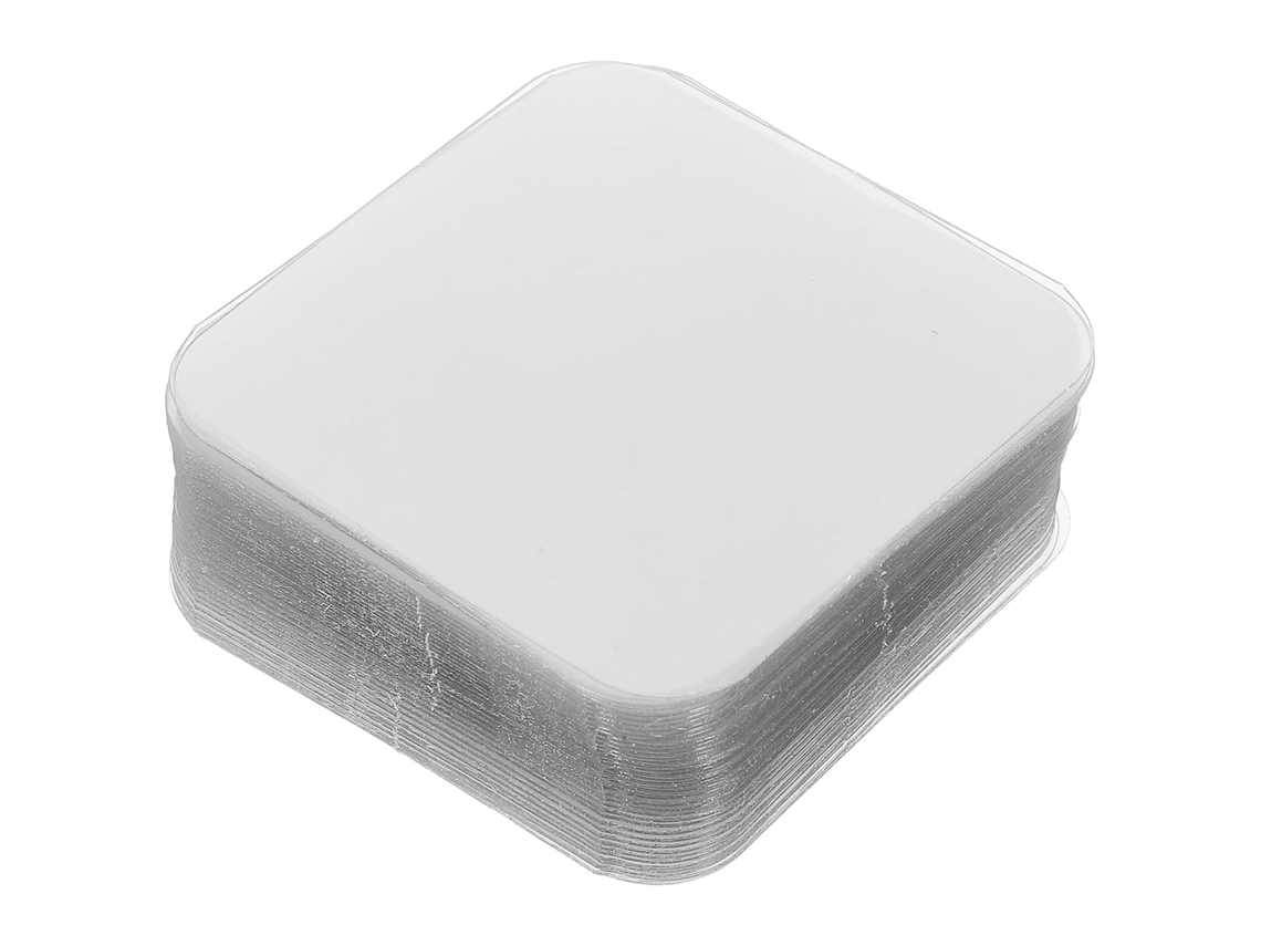 150 Piezas De Cintas Adhesivas Transparentes De Doble Cara De 5,7 X 5,7 Cm En Gel Acrílico Nano