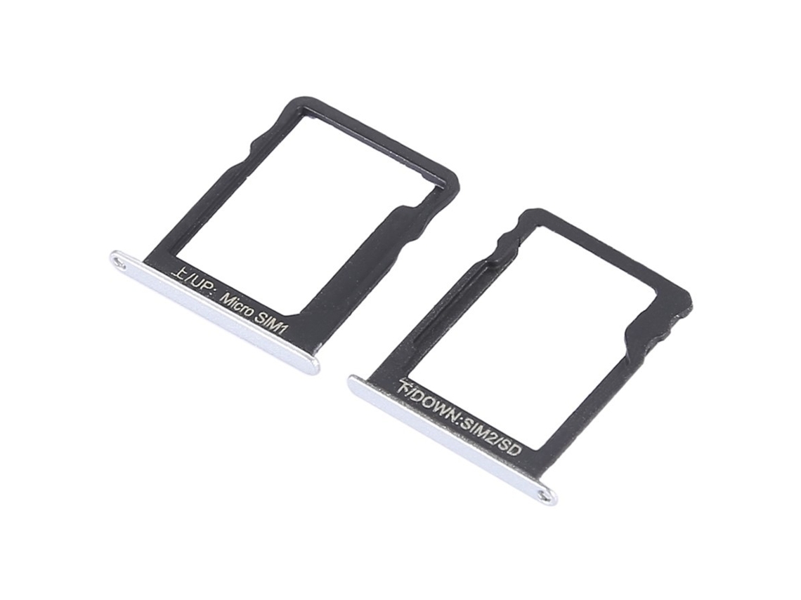 Bandeja Sim / Tarjeta Sd Compatible Para Huawei P8 Lite Smart / Enjoy 5s Plata