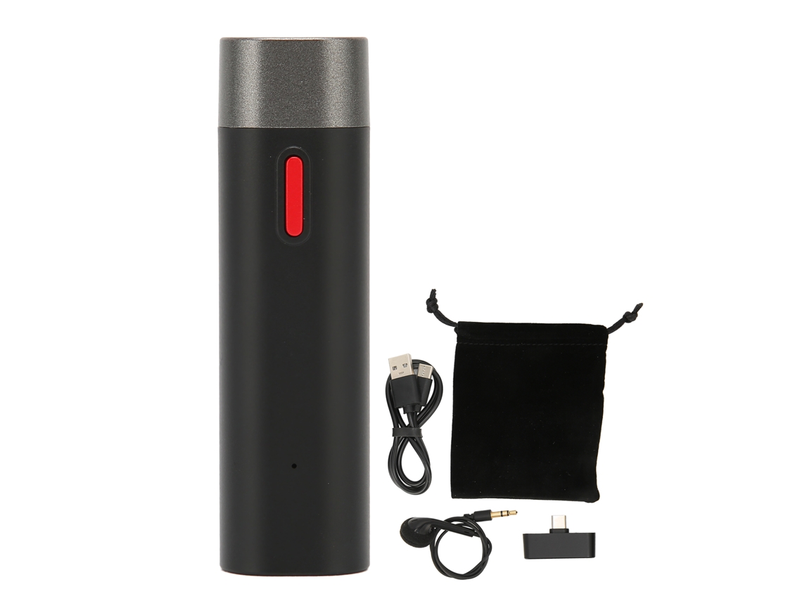 Micrófono De Solapa Inalámbrico Bluetooth Con Cancelación De Ruido, Recargable, Para Transmisiones En Vivo Y Entrevistas.