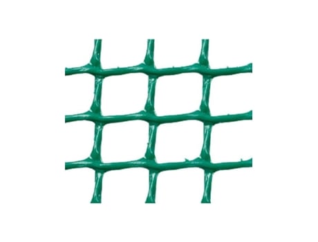 MALLA PLASTICA CUADRADA 1x1 cm VERDE 1x25 m