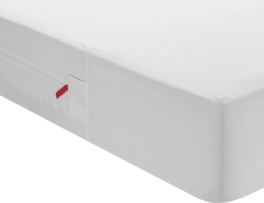 Pikolin Home Funda de antichinches impermeable transpirable cierre seguridad cremallera varias medidas sanitaria y 105x190200cm blanco