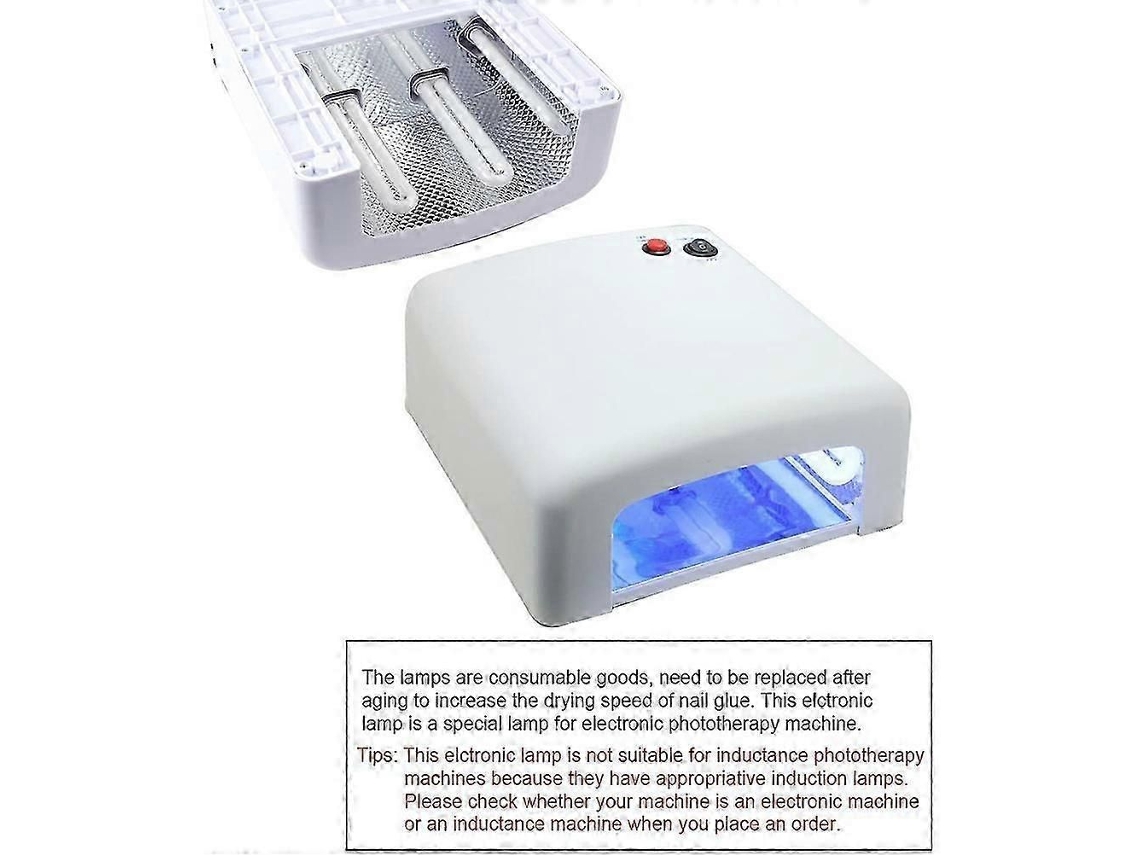 Lâmpada Uv Para Unhas Artísticas 2025 9w, Secador Eletrônico De Unhas, Lâmpada Uv Em Formato De U.