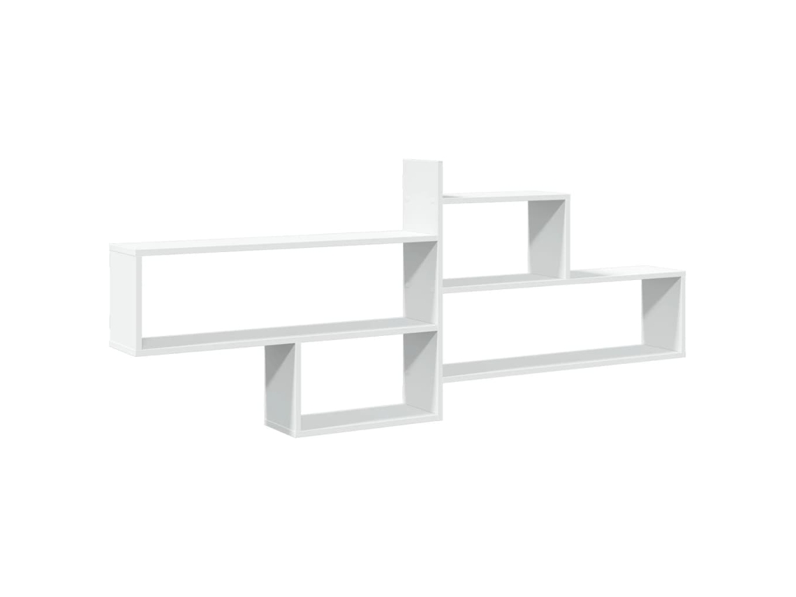 Maison Exclusive - Estantería De Pared Madera Ingeniería Blanca 167,5x18x68 Cm