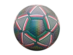 Balón De Fútbol Reflectante Talla 4. Duradero Para Entrenamientos Y Partidos Oficiales. Regalo Ideal Para Niños Y Niñas.