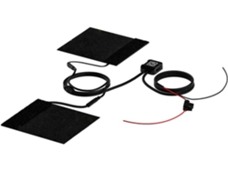 Juego de 2 puños calefactables eléctricos y fundas calefactables para el manillar.